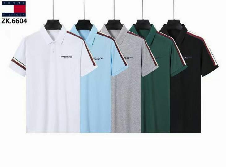 Picture of Tommy Hilfiger Polo Shirts Short _SKUTommyM-3XL8qx660425402